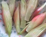 レンジで作る、はちみつ入り茗荷の甘酢漬け作り方3写真