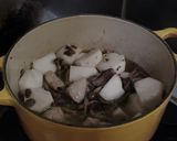 ヘルシー★かぶとキノコの豆乳スープ作り方3写真