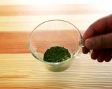 抹茶ラテ【ミルクフォーマー専用カップ】作り方1写真
