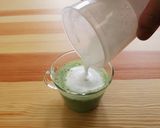 抹茶ラテ【ミルクフォーマー専用カップ】作り方8写真
