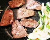 牛レバーと長ねぎのレモンソルト ソテー作り方5写真