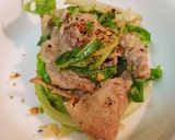 キャベツと豚肉のガーリックパスタ作り方6写真