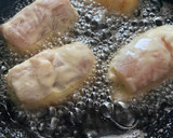 冷めてもおいしいささみの梅肉しそ巻き作り方3写真