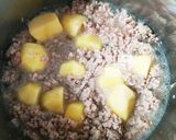 じゃがいもの味噌はちみつそぼろ煮作り方3写真