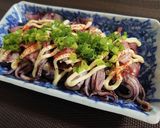 新子イカのマヨポンがけ作り方3写真