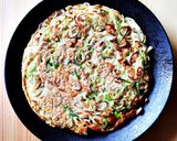 オートミールでネギ焼き風＊チヂミ作り方7写真