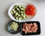 ズッキーニのガリバタポン酢ご飯作り方2写真