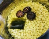煮汁と食べる薄味五目豆作り方5写真