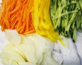 彩り野菜たっぷり♪鯵の南蛮漬け作り方2写真