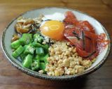 まぐろのユッケで大戸屋ばくだん丼風作り方8写真