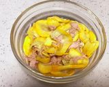 副菜♡ズッキーニの甘酢漬けとツナの和え物作り方3写真