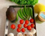 バジルドレッシングの野菜モリモリサラダ作り方1写真