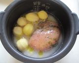 炊飯器で３品♪ハーブチキンプレート作り方3写真