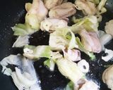 【おつまみ簡単】桜えびとホルモン塩炒め作り方2写真