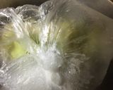 ポリ袋で作る、玄米のソラマメご飯作り方6写真