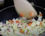 焼きそば1個残りで！そば飯チャーハン作り方5写真
