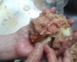 中からポテトが出てくるよ、五目ハンバーグ作り方10写真
