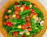 バジルドレッシングの野菜モリモリサラダ作り方13写真