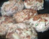 中からポテトが出てくるよ、五目ハンバーグ作り方15写真