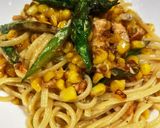 旬の野菜と鮭のおうちパスタ 作り方9写真