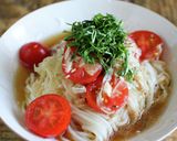トマトツナ玉ねぎそうめん作り方4写真