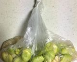 ポリ袋で作る、玄米のソラマメご飯作り方3写真