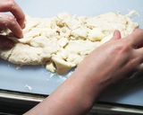 抹茶の渦巻き食パン作り方3写真