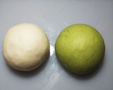 抹茶の渦巻き食パン作り方10写真
