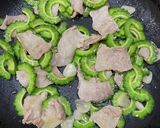 ゴーヤと豚肉のおつまみ作り方6写真