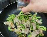ゴーヤと豚肉のおつまみ作り方7写真