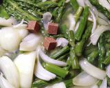 グリーンアスパラのスープ★温と冷製作り方4写真