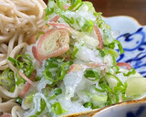 茗荷と大葉のおろし蕎麦作り方1写真