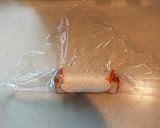 息子軽食♪コストコチキンロールサンド18作り方5写真