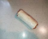 息子軽食♪コストコチキンロールサンド18作り方7写真