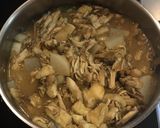大根と舞茸と挽き肉のネギ味噌煮作り方4写真
