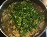 大根と舞茸と挽き肉のネギ味噌煮作り方5写真