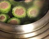 冷めても美味しい☆分厚いゴーヤの肉詰め作り方3写真