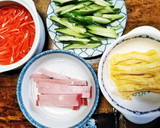 冷やし中華 （名城食品さんの冷やし中華）作り方1写真