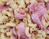 マカロニのニンニクとオリーブオイル味作り方7写真