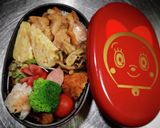 ノアちゃんの鳥弁当❨(#≧↺≦#)❩作り方3写真