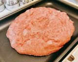 【肉汁爆発】チーズデミの巨大ハンバーグ作り方9写真