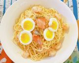 鮭クリームスパゲティー作り方6写真