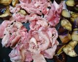 簡単！美味！豚こまとナスのバタぽん炒め♪作り方3写真