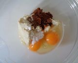 糖質8ｇのラムレーズンチョコケーキ作り方2写真
