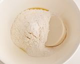 豆腐✖️ホケミで簡単ヘルシースコーン作り方1写真