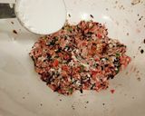 鉄分補給！ひじきとパプリカのハンバーグ作り方7写真