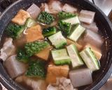 ゴーヤ、蒟蒻、厚揚げの煮物 　発酵玉葱作り方4写真
