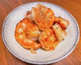 海老のガーリックバター焼き作り方6写真