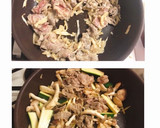 簡単！ズッキーニと牛肉とメンマの中華炒め作り方2写真