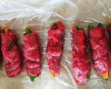 お弁当★いんげん人参牛肉巻き★スタミナ作り方2写真